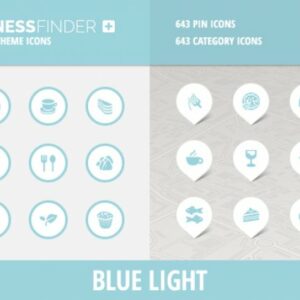 BusinessFinder+ Iconset - Blue Light