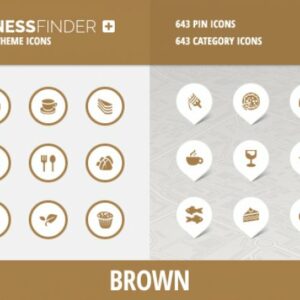 BusinessFinder+ Iconset - Brown