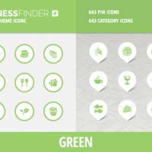BusinessFinder+ Iconset - Green