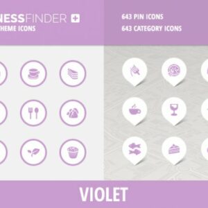 BusinessFinder+ Iconset - Violet
