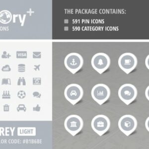 Directory+ Iconset - Grey - Light