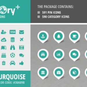 Directory+ Iconset - Turquose