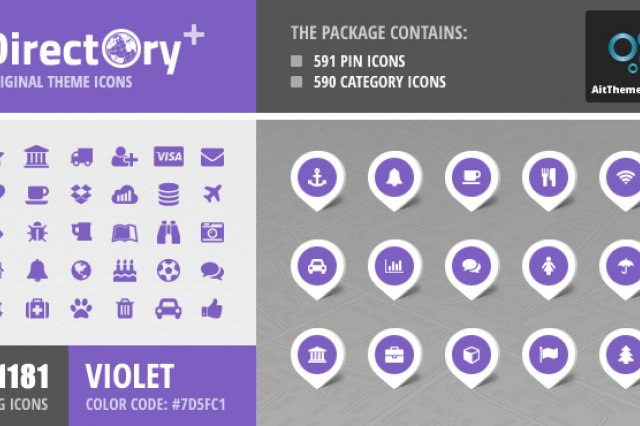 Directory+ Iconset – Violet