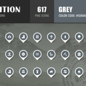 Expedition Iconset - Grey