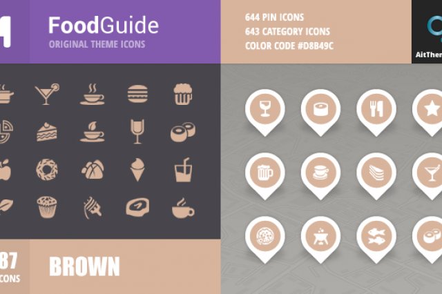 FoodGuide Iconset – Brown