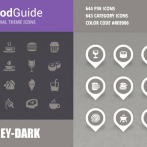 FoodGuide Iconset - Grey - Dark
