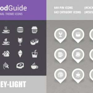 FoodGuide Iconset - Grey - Light