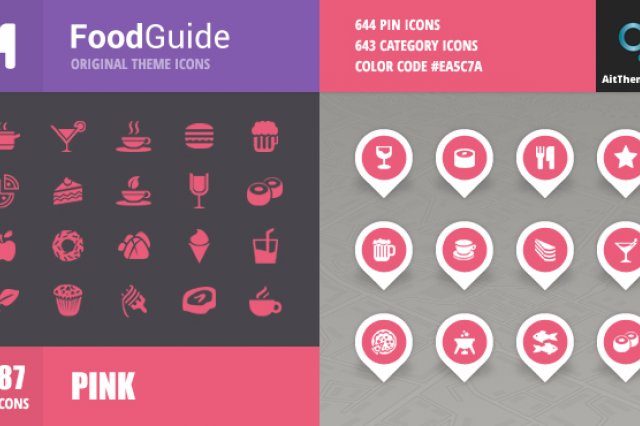 FoodGuide Iconset — Pink