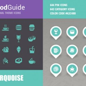 FoodGuide Iconset - Turquoise