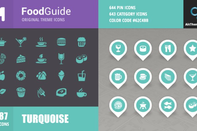 FoodGuide Iconset — Turquoise