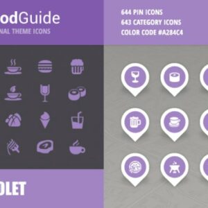 FoodGuide Iconset - Violet